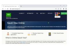 Saudi Visa Online Application - Kituo Rasmi cha Maombi cha SAUDI Arabia