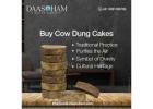 cow dung cake for Durga Homa