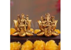 Padma Laxmi Ganesha Idol 4"