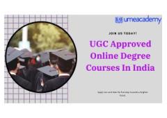 UGC Approved Online Courses
