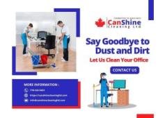 Say Goodbye to Dust and Dirt: Let Us Clean Your Office