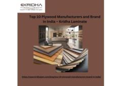 Top 10 Plywood Manufacturers and Brand in India – Kridha Laminate