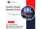 What Equipment is Available for AV Rental in Dubai?
