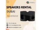 How Much Does Speaker Rental Cost in Dubai?