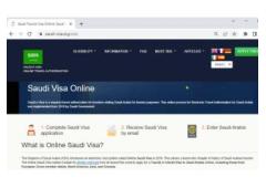 FOR LITHUANIAN AND EUROPEAN CITIZENS - SAUDI Kingdom of Saudi Arabia Official Visa Online