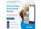 Customizable Touch Screen Kiosks Rentals in Riyadh