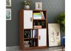 Buy Calde Book Shelf with Storage (Exotic Teak Finish) at 36% OFF Online | Wooden Street