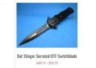Choose razor-sharp Switchblade Knives in varied sizes, shapes, colours, and styles